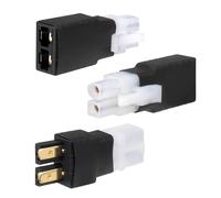 FriHobby Adaptador de enchufe RC de 3 piezas sin cable para enchufes TRX a Big Tamiya apto para RC FPV Car Drone Truck Crawler ESC Lipo NiMH cargador de batería