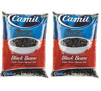 Frijoles negros brasileños CAMIL - Feijão Preto CAMIL 1kg (Paquete de 2)