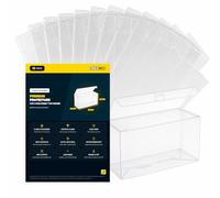 Frikazzos Pack 10 Protectores Premium para Funko Pop 2-Pack - Funda Protectora Pet 0,5mm Grosor - Crystal Clear, Acid-Free, Film Anti-Arañazos - Protector Funko Pop Doble Transparente