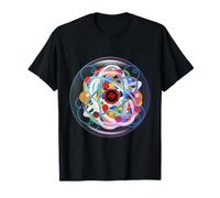 Friki de la ciencia de la física de partículas cuánticas para hombre Camiseta