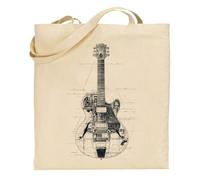 FRIKI FACTORIA Bolsa de tela Tote bag Guitarra - Eléctrica anatomía del sonido