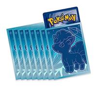 Friki Monkey Fundas para caja de entrenamiento Elite para Pokémon (65 fundas), muestra tus cartas con las fundas promocionales de Pokémon ETB, fundas para cartas Pokémon (Azul Alola Vulpix)