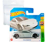 Friki Monkey Hot Wheels Tesla Roadster HW Exotics 1/10 (162/250) 2022 Short Card + Blister & Card Protector Pack