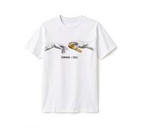 Friking Camisetas Orgánicas Unisex Carnaval de Cádiz. L 271 Color Blanco Talla 3XL