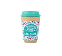 Fringe Studio Coffee Gets ME Going Rubber Dog Toy with Plush Exterior, Pet Shop Collection (519021)