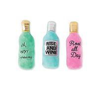 Fringe Studio - Juego de 3 Juguetes chirriantes para Perros, Vino (289440), Multicolor para Razas pequeñas