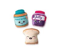 Fringe Studio Plush Dog Toy Set, Sticky Situation, 3 Piece Set, PetShop Collection (289599)