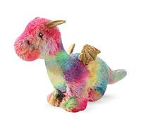Fringe Studio Plush Dog Toy, Rainbow Dragon, PetShop Collection (289365)