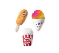 Fringe Studio Plush Dog Toy Set, Fair Foods, 3 Piece Set, PetShop Collection (289505)