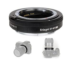 Fringer EF-GFX Pro Adaptador de objetivo AF para EOS Tamron Sigma Lente a cámaras Fujifilm GFX GFX100 GFX100S GFX50S GFX50R GFX50SII (EF-GFX Pro)