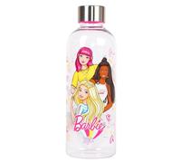 Fringoo Barbie - Botella de plástico sin BPA, 850 ml, botella de agua escolar para niñas, 100% a prueba de fugas, botella duradera para niñas