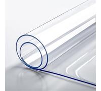 FRINZA Alfombras De Pasillo Protector de Mesa Transparente PVC 1,0 mm Grosor, Impermeable y a Prueba Aceite, Ideal for escritorios Comida mesas Comedor, for el hogar la Oficina(Height 35,Width 160)