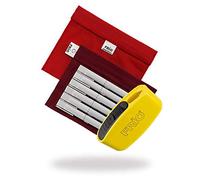 FRIO - Cartera de enfriamiento extragrande, color rojo con compartimiento amarillo