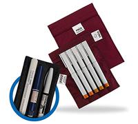 Frio Cartera grande con forro impermeable (Borgoña)