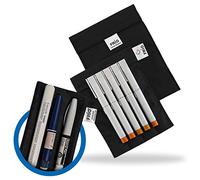 Frio Cartera grande con forro impermeable (negro)