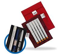 Frio Cartera grande con forro impermeable (rojo)