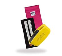 FRIO Duo - Cartera con compartimento para almacenaje de fotos en color rosa y amarillo