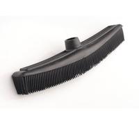 Fripac-Medis - Cepillo de barrer de goma para peluquería (30 x 5 cm), color negro