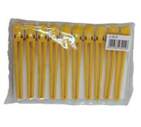 Fripac-Medis Combi Clips - Estuche de 10 horquillas, color amarillo