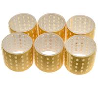 Fripac-Medis Thermo Magic Rollers - Rulos (6 unidades, 64 mm de diámetro), color amarillo