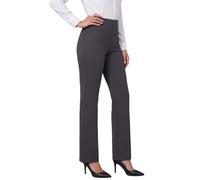 Friptspyg Pantalón Mujer Cintura Alta Recto Elástico, Pantalón de Vestir | Pantalón de Vestir Mujer Elegante con Bolsillos, Pantalón Yoga Deporte Ideal para Oficina, Ocio y Día a Día, Comodidad Total