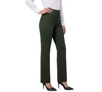 Friptspyg Pantalón Mujer Cintura Alta Recto Elástico, Pantalón de Vestir | Pantalón de Vestir Mujer Elegante con Bolsillos, Pantalón Yoga Deporte Ideal para Oficina, Ocio y Día a Día, Comodidad Total