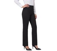 Friptspyg Pantalón Mujer Cintura Alta Recto Elástico, Pantalón de Vestir | Pantalón de Vestir Mujer Elegante con Bolsillos, Pantalón Yoga Deporte Ideal para Oficina, Ocio y Día a Día, Comodidad Total