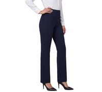 Friptspyg Pantalón Mujer Cintura Alta Recto Elástico, Pantalón de Vestir | Pantalón de Vestir Mujer Elegante con Bolsillos, Pantalón Yoga Deporte Ideal para Oficina, Ocio y Día a Día, Comodidad Total