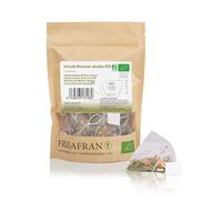 FRISAFRAN | Infusión Bienestar alcalino Ecológico en pirámides 60Uds | 120g | Té alcalina | Infusión Saludable | Antioxidantes | Digestiva | Mineralizada | Salud y Bienestar | té hierbas alcalinas