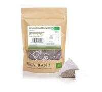 FRISAFRAN | Infusión De Menta Poleo en Pirámide Ecológica 30Ud | 60g | té poleo menta | Digestiva | Anti-resfriados | Bebida saludable | Té poleo para la Respitación | Antiviral natural | menta