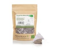 FRISAFRAN | Infusión De Menta Poleo en Pirámide Ecológica 60Ud | 120g | Té Menta Digestivo | Anti-resfriados | Bebida Saludable | Té Para La Respiración | Antiviral Natural