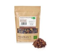 FRISAFRAN | Infusión Frutos del Bosque Ecológica 200g | Relajante | bolsas de te | Rico en Vitaminas | Té frutos del bosque | Frutos del bosque infusión | infusiones vitaminicas | infusión de especias