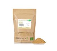 FRISAFRAN | Jengibre en Polvo BIO 1kg | Digestivo | Especia Natural | Fuente de energía | sin aditivos | jengibre-ecológico | Molido | deshidratado sin azúcar | Origen India