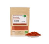FRISAFRAN | Pimentón Ahumado dulce en polvo | 200g | Pimentón en polvo | Ecológico | pimentón dulce molido | especia molida | pimenton español | Alto nivel en vitaminas y minerales | Origen ★ Murcia