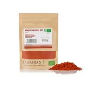 FRISAFRAN | Pimentón Dulce en polvo 100g | Ecológico | molido | pimenton-español | dulce | pimiento | Alto nivel en vitaminas y minerales | Origen ★ Murcia | Especia Natural | fresco