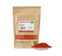 FRISAFRAN | Pimentón Dulce en polvo 500g | Ecológico | molido | pimenton-español | dulce | pimiento | Alto nivel en vitaminas y minerales | Origen ★ Murcia | Especia Natural | fresco