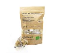 FRISAFRAN | Regaliz de palo Infusión Piramide ★ 30Uds | 60g | te-regaliz | Ecológico | paloduz | regalizpalo infusion | natural | infusiones | Directamente del productor | cultivado en Navarra