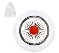 Frisbee de competición al aire libre, frisbee profesional, frisbee profesional, giratorio profesional, adecuado para jugadores casuales y profesionales, (más bolsa de almacenamiento) (rojo)