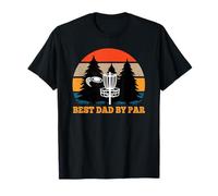 Frisbee Golf Fathers Day Funny Men Best Dad by Par Disc Golf Camiseta