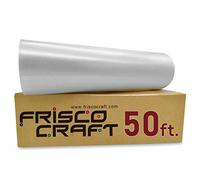 Frisco Craft C-370 - Cinta de transferencia para vinilo de 12 pulgadas x 50 pies, transparente, plana | Cinta de aplicación perfecta para vinilo autoadhesivo para letreros, calcomanías, paredes,