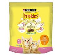 Friskies - 375 gr. secco junior pollo-latte-verdure cibo per gatti