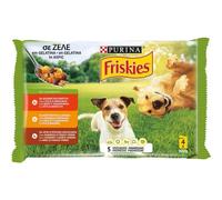 Friskies Adulto Trozos en Gelatina Ternera/Pollo/Cordero 400 g
