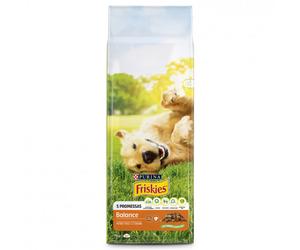 Friskies Balance - Pienso seco para perro adulto - Pollo, buey y verduras - Cantidad: 18 kg