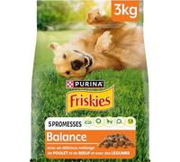 FRISKIES - Balanza croquetas para Perro y Pollo (3 kg)