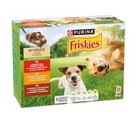 Friskies Comida húmeda perro en salsa Pollo,Buey&Cordero 12x85 g