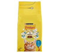 Friskies Comida para Gatos Adultos con atún y Verduras añadidas, 2 kg