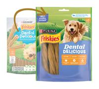 Friskies Dental Delicious - Snacks dentales para perro adulto - Pollo - Cantidad: 200 g