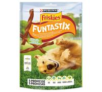 Friskies Funtastix - Snacks para perro adulto - Jamón y queso - Cantidad: 175 g