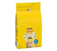 FRISKIES | Gato | Croquetas Completas para Gatos Adultos | Salmón y Verduras | Alimento Completo Rico en Vitaminas y Minerales | Bolsa | 1,5 KG