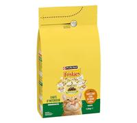 FRISKIES Gato de Interior con Pollo y Verduras - 1,5 kg - Croquetas para Gatos Adultos